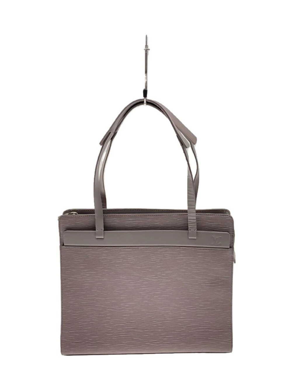 LOUIS VUITTON Croisette Epi Purple Leather Purple